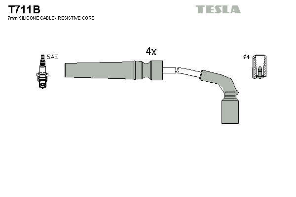 Set cablaj aprinder T711B TESLA