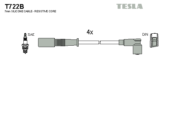 Set cablaj aprinder T722B TESLA