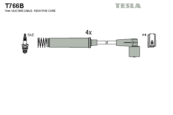 Set cablaj aprinder T766B TESLA