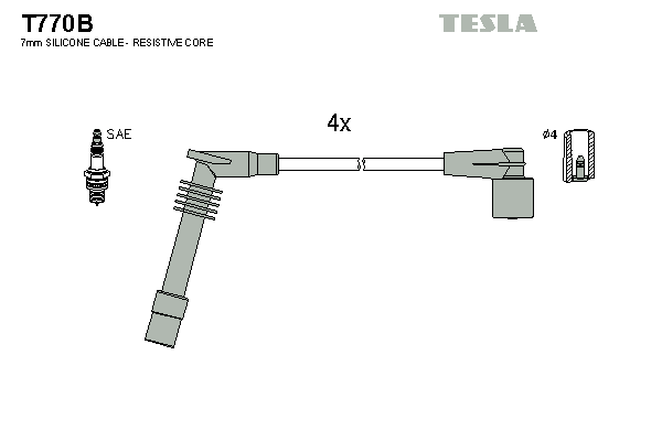 Set cablaj aprinder T770B TESLA