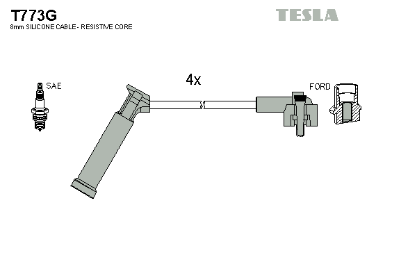 Set cablaj aprinder T773G TESLA