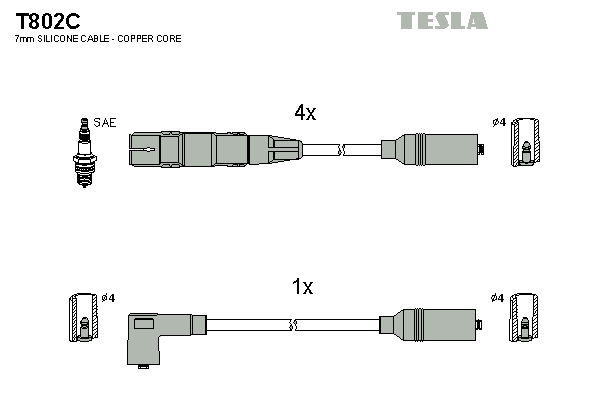 Set cablaj aprinder T802C TESLA