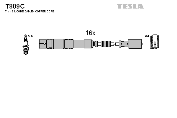 Set cablaj aprinder T809C TESLA