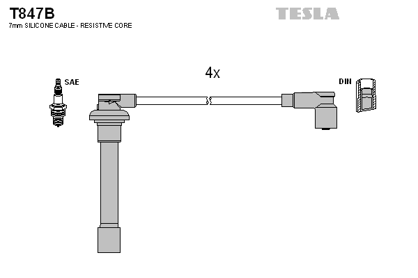 Set cablaj aprinder T847B TESLA