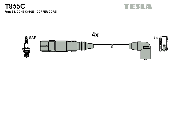 Set cablaj aprinder T855C TESLA