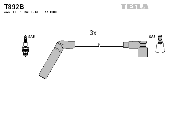 Set cablaj aprinder T892B TESLA