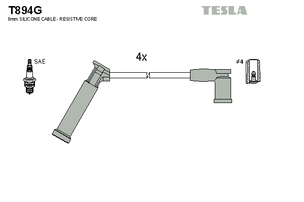 Set cablaj aprinder T894G TESLA