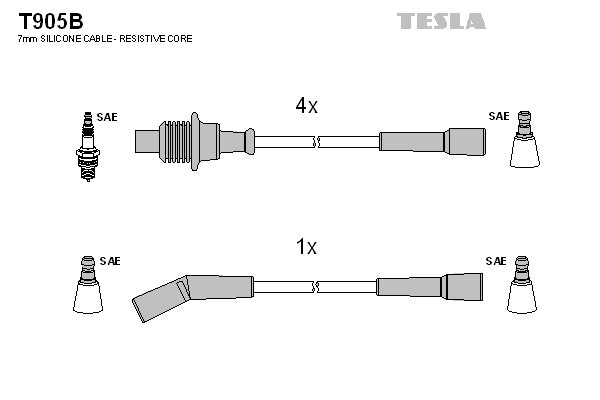 Set cablaj aprinder T905B TESLA