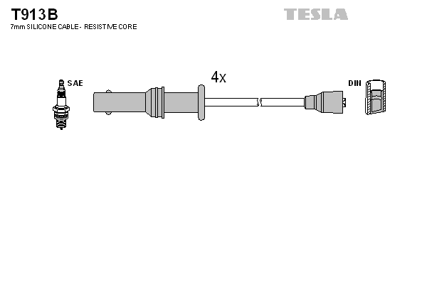 Set cablaj aprinder T913B TESLA