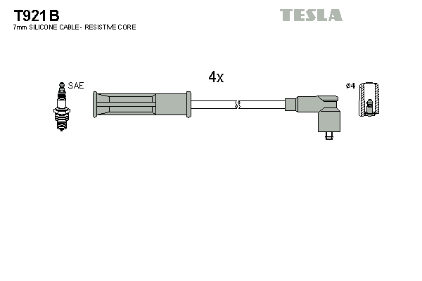 Set cablaj aprinder T921B TESLA