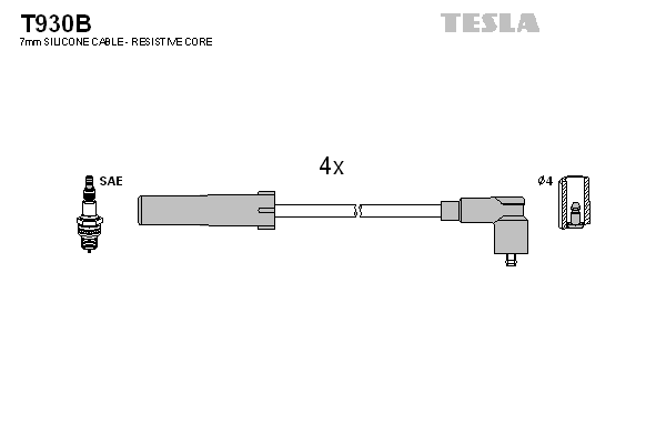 Set cablaj aprinder T930B TESLA