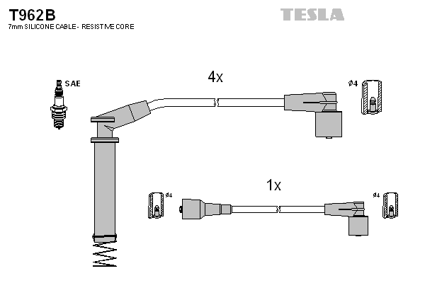 Set cablaj aprinder T962B TESLA