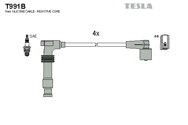 Set cablaj aprinder T991B TESLA