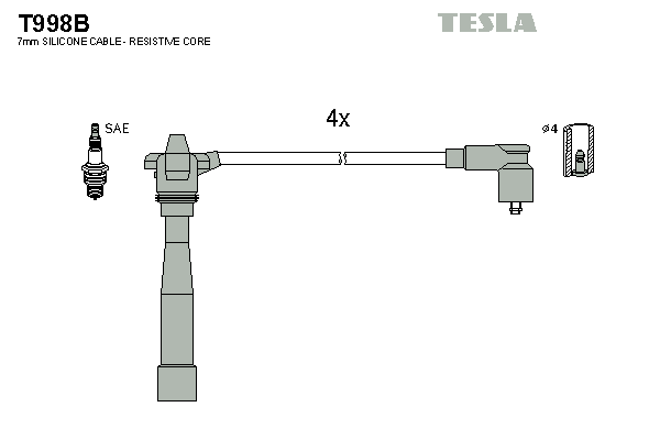 Set cablaj aprinder T998B TESLA