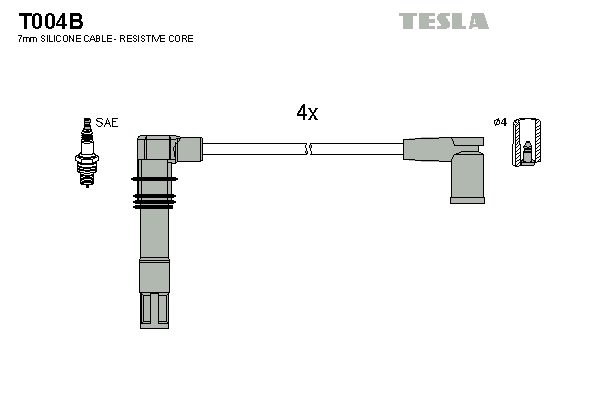 Set cablaj aprinder T004B TESLA