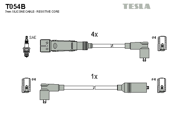 Set cablaj aprinder T054B TESLA
