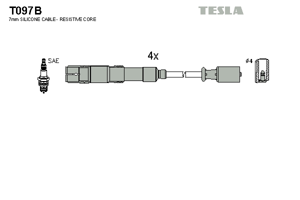 Set cablaj aprinder T097B TESLA
