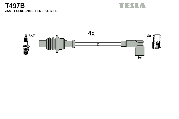 Set cablaj aprinder T497B TESLA