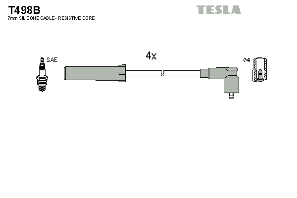Set cablaj aprinder T498B TESLA