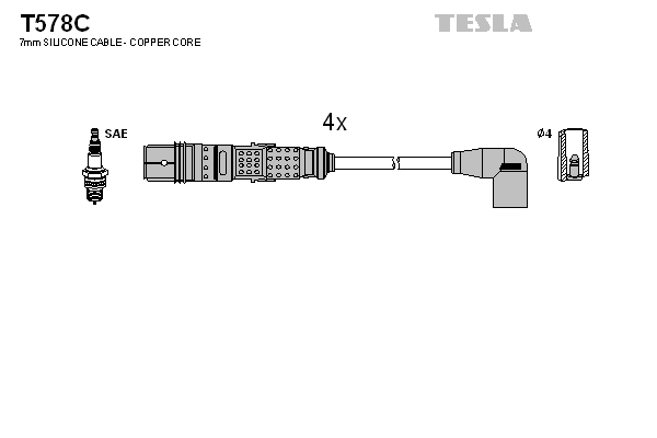 Set cablaj aprinder T578C TESLA