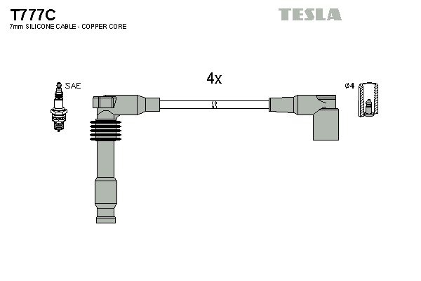 Set cablaj aprinder T777C TESLA