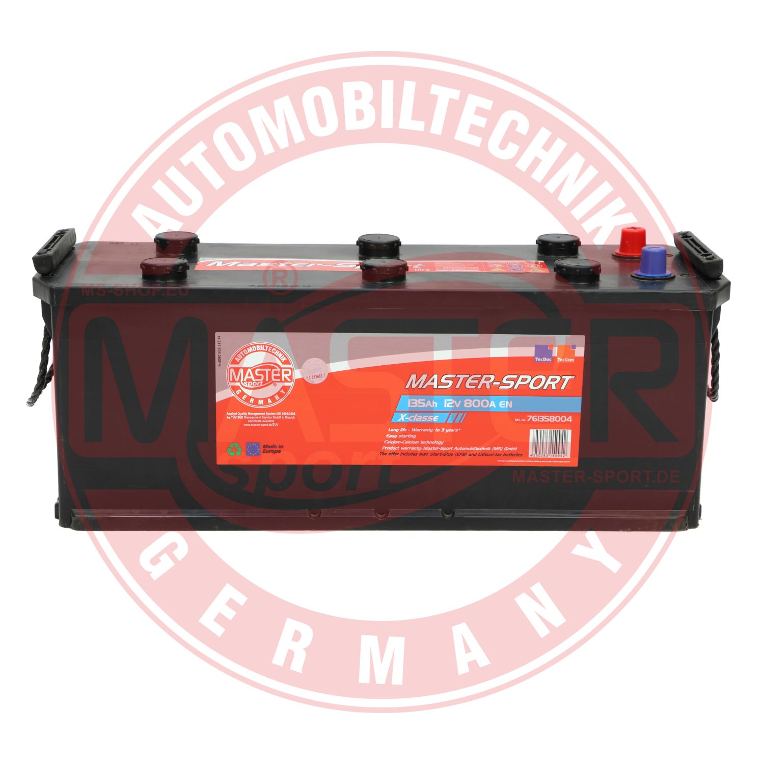Baterie de pornire 761358004 MASTER-SPORT GERMANY