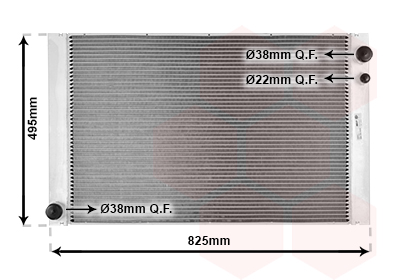 Radiator, racire motor 03002289 VAN WEZEL
