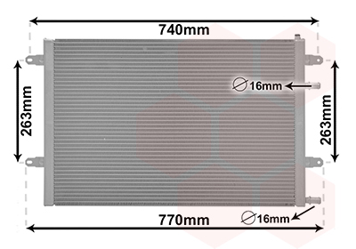 Radiator, racire motor 03002417 VAN WEZEL