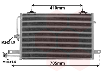 Condensator, climatizare 03005117 VAN WEZEL