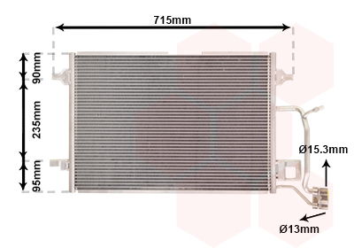 Condensator, climatizare 03005173 VAN WEZEL