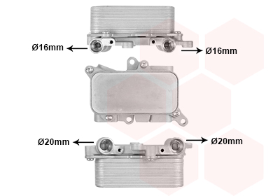 Radiator racire ulei, cutie de viteze automata 03013719 VAN WEZEL