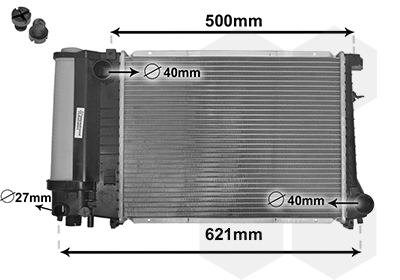 Radiator, racire motor 06002135 VAN WEZEL
