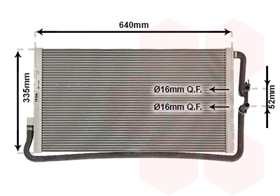 Radiator, racire motor 06002568 VAN WEZEL