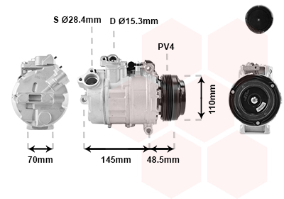 Compresor, climatizare 0600K332 VAN WEZEL