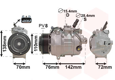 Compresor, climatizare 0600K419 VAN WEZEL