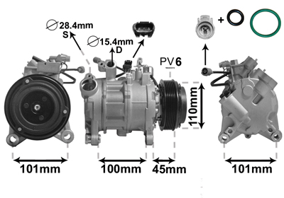 Compresor, climatizare 0600K499 VAN WEZEL