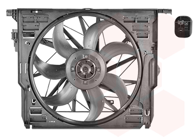 Ventilator, radiator 0617747 VAN WEZEL