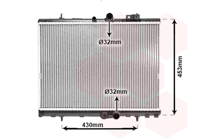Radiator, racire motor 09002312 VAN WEZEL