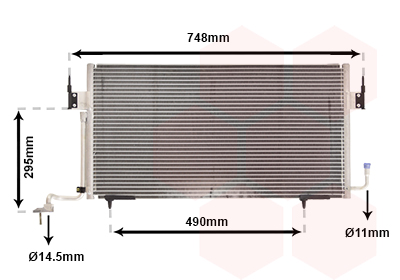 Condensator, climatizare 09005166 VAN WEZEL