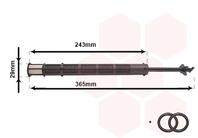 Uscator,aer conditionat 0900D247 VAN WEZEL