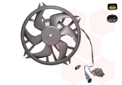 Ventilator, radiator 0962747 VAN WEZEL