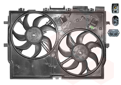 Ventilator, radiator 1651750 VAN WEZEL