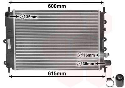 Radiator, racire motor 18002151 VAN WEZEL