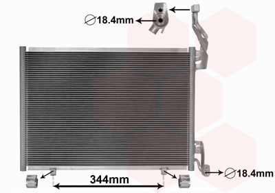 Condensator, climatizare 18015702 VAN WEZEL