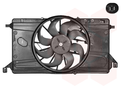 Ventilator, radiator 1863747 VAN WEZEL