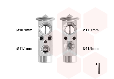 Supapa expansiune, clima 30001124 VAN WEZEL