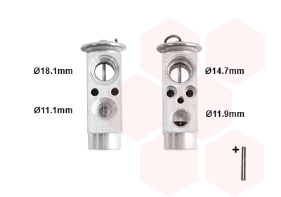 Supapa expansiune, clima 30001461 VAN WEZEL