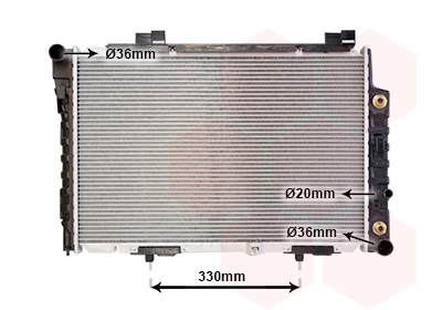 Radiator, racire motor 30002174 VAN WEZEL