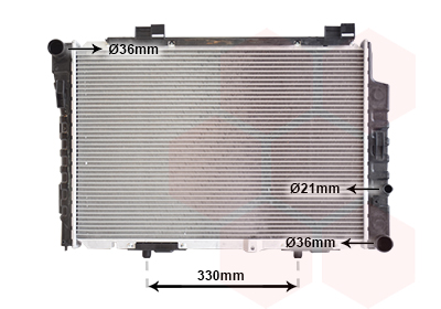 Radiator, racire motor 30002234 VAN WEZEL