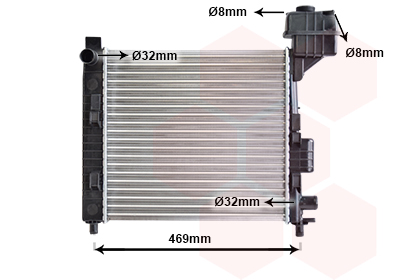 Radiator, racire motor 30002247 VAN WEZEL